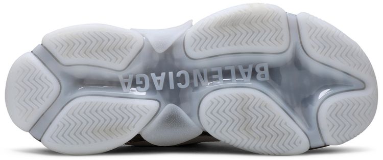 Balenciaga Triple S Sneaker Clear Sole   White Black