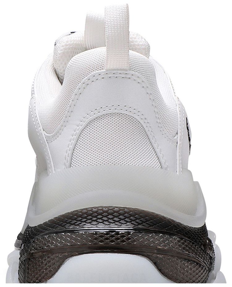 Balenciaga Triple S Sneaker Clear Sole   White Black