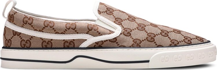 Gucci Tennis 1977 Slip On Beige Ebony