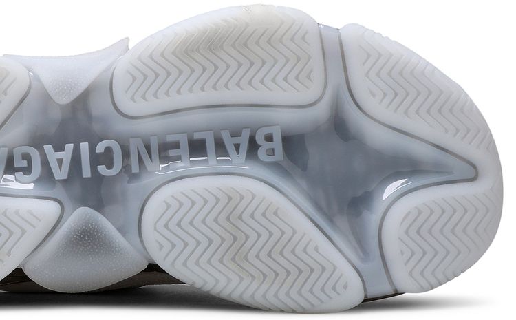 Balenciaga Triple S Sneaker Clear Sole   White Black