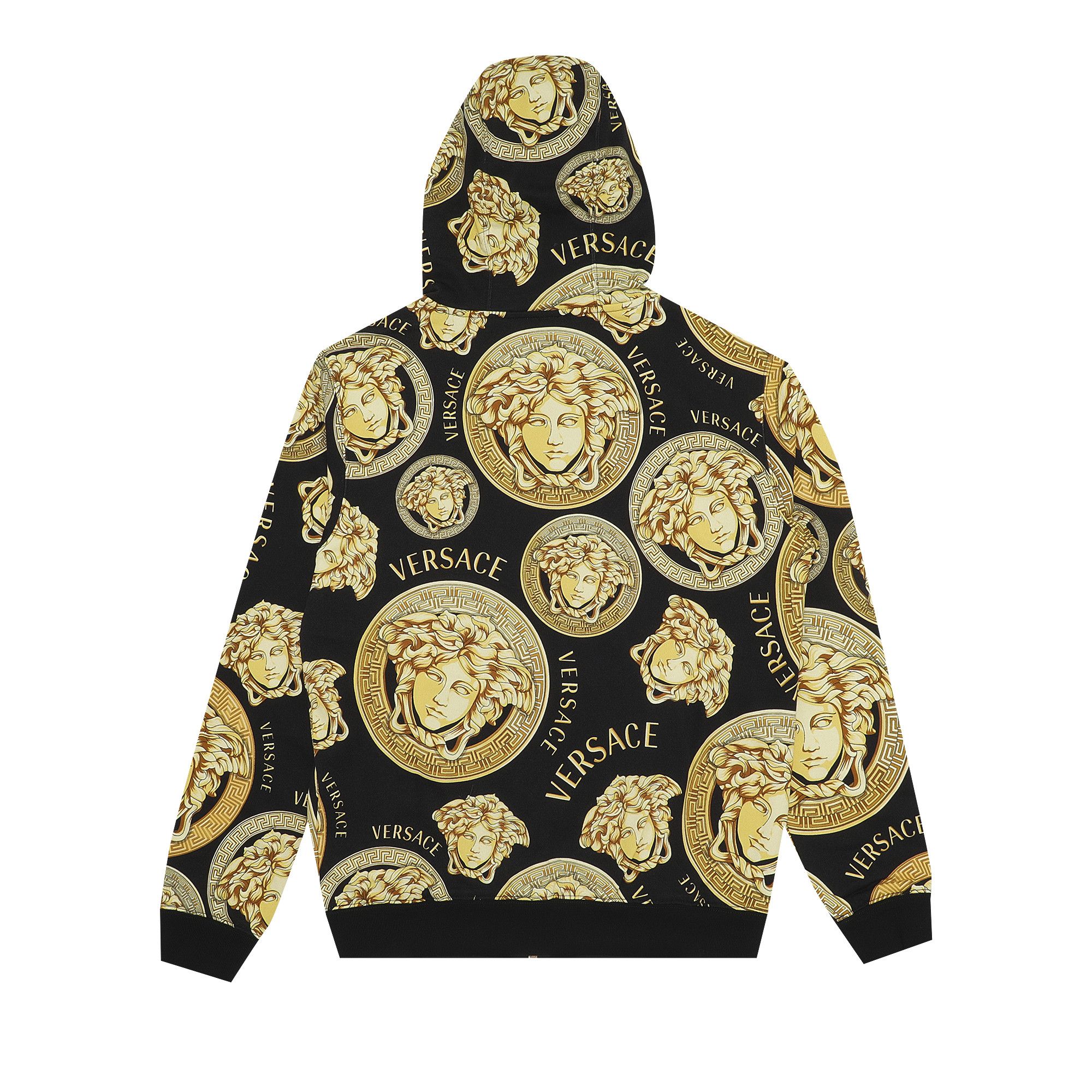 Buy Versace Medusa Amplified Print Hoodie 'Black/Gold' - A88742 1F00721  5B000 | GOAT