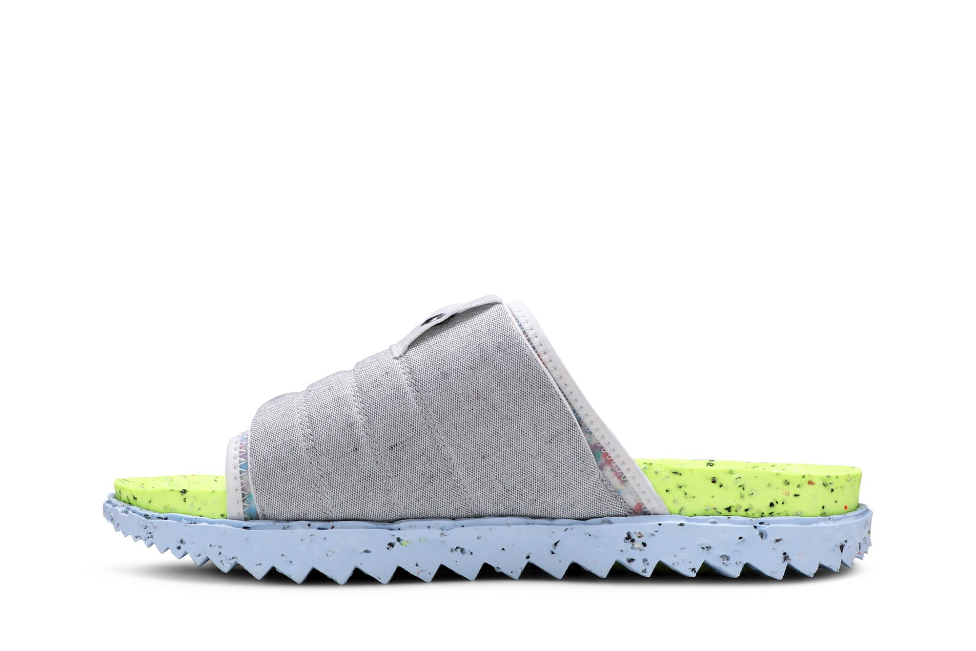 nike asuna crater slide platinum tint black volt stores