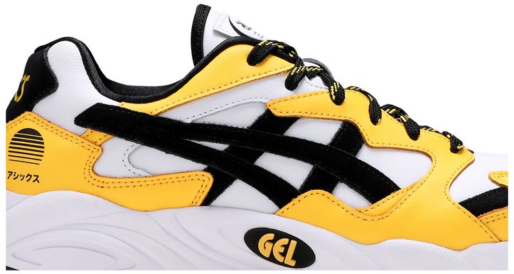 Asics Gel Diablo White Tai Chi Yellow
