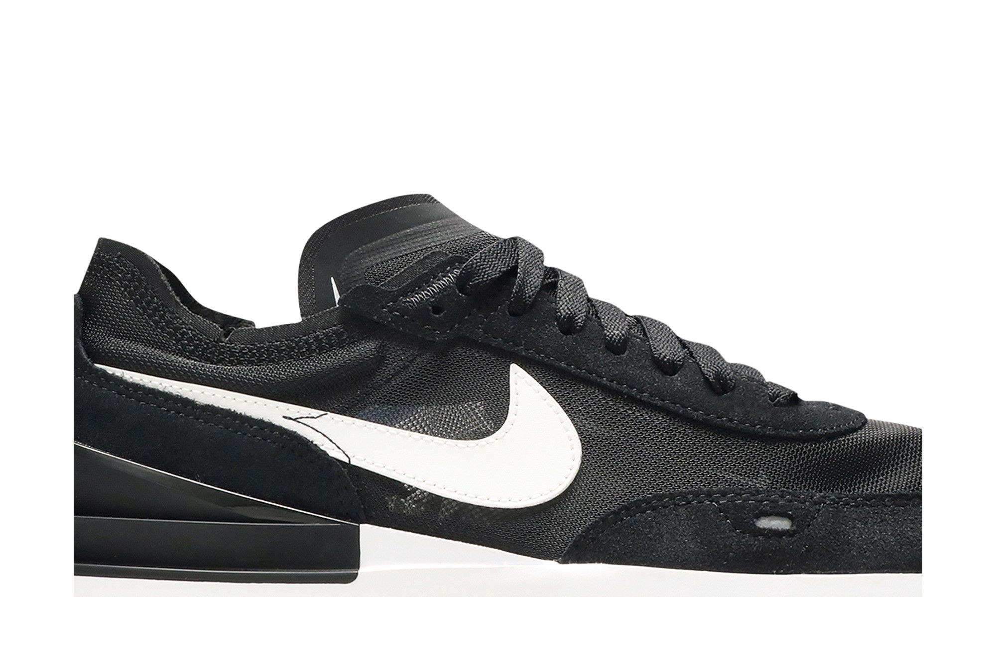 nike waffle one black womens