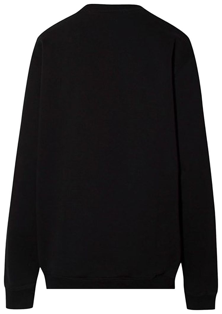 Off White New Script Logo Reg Crewneck BlackWhite