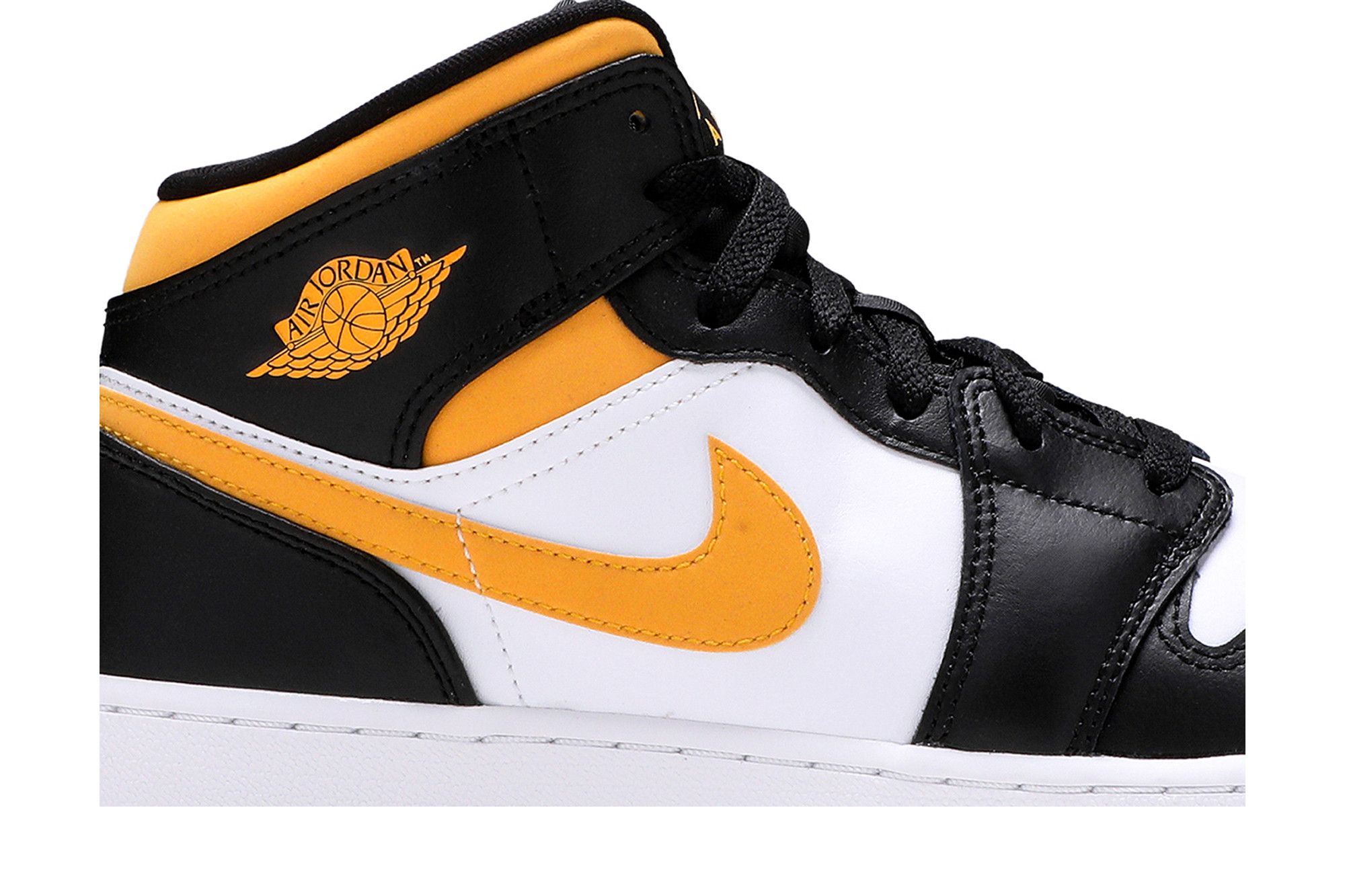Air jordan 1 mid black university gold clearance