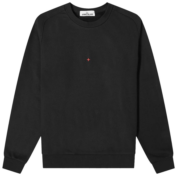 Stone Island Marina Logo Sweatshirt Black