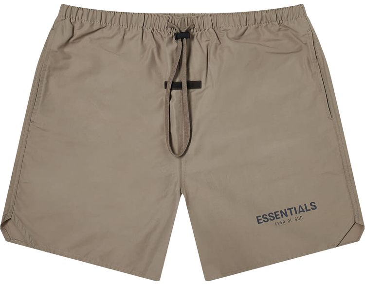 Fear of God Essentials Volley Shorts Taupe