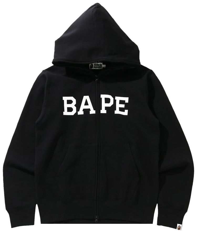 BAPE Full Zip Hoodie Black