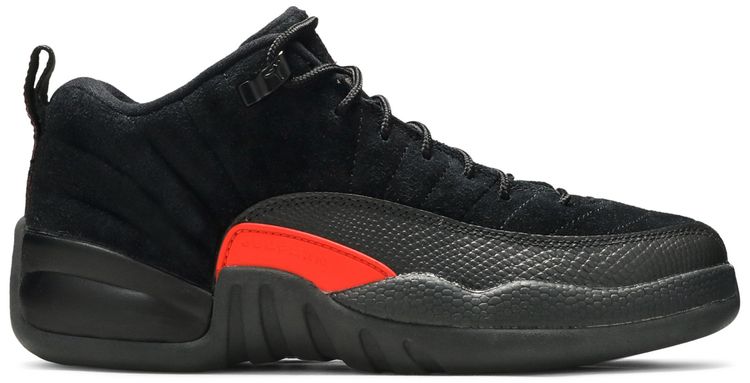 Air Jordan 12 Retro Low BG Black Max Orange
