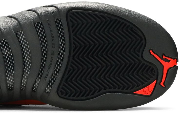 Air Jordan 12 Retro Low BG Black Max Orange