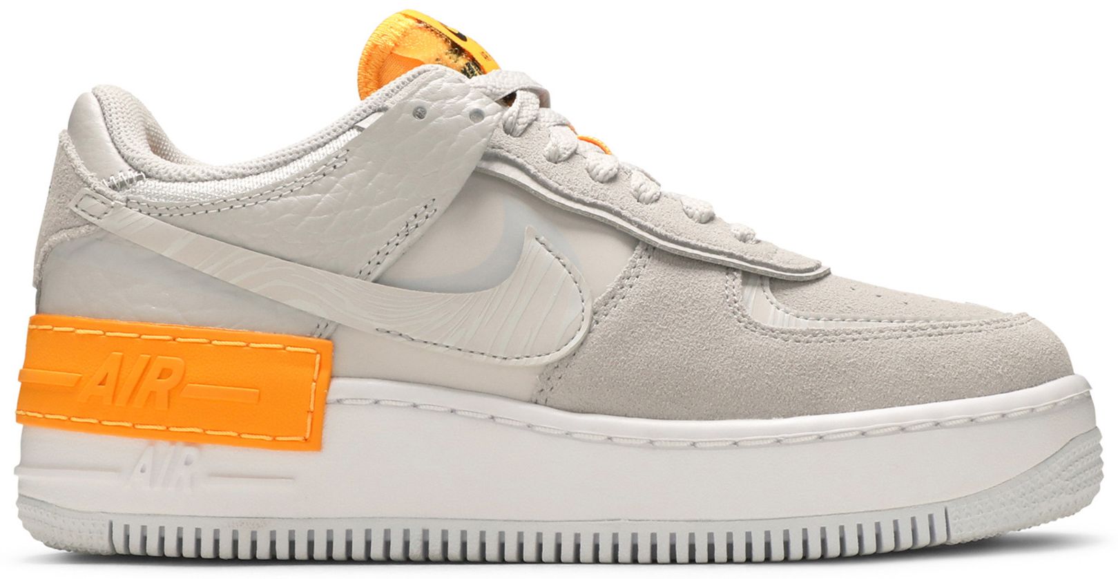 tan and orange air force ones