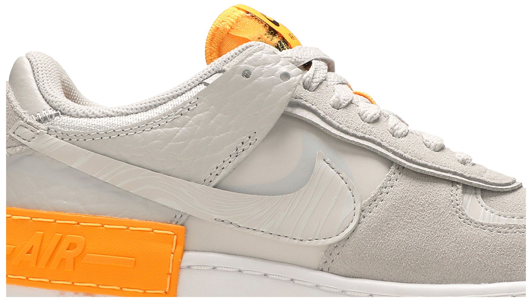 tan and orange air force ones