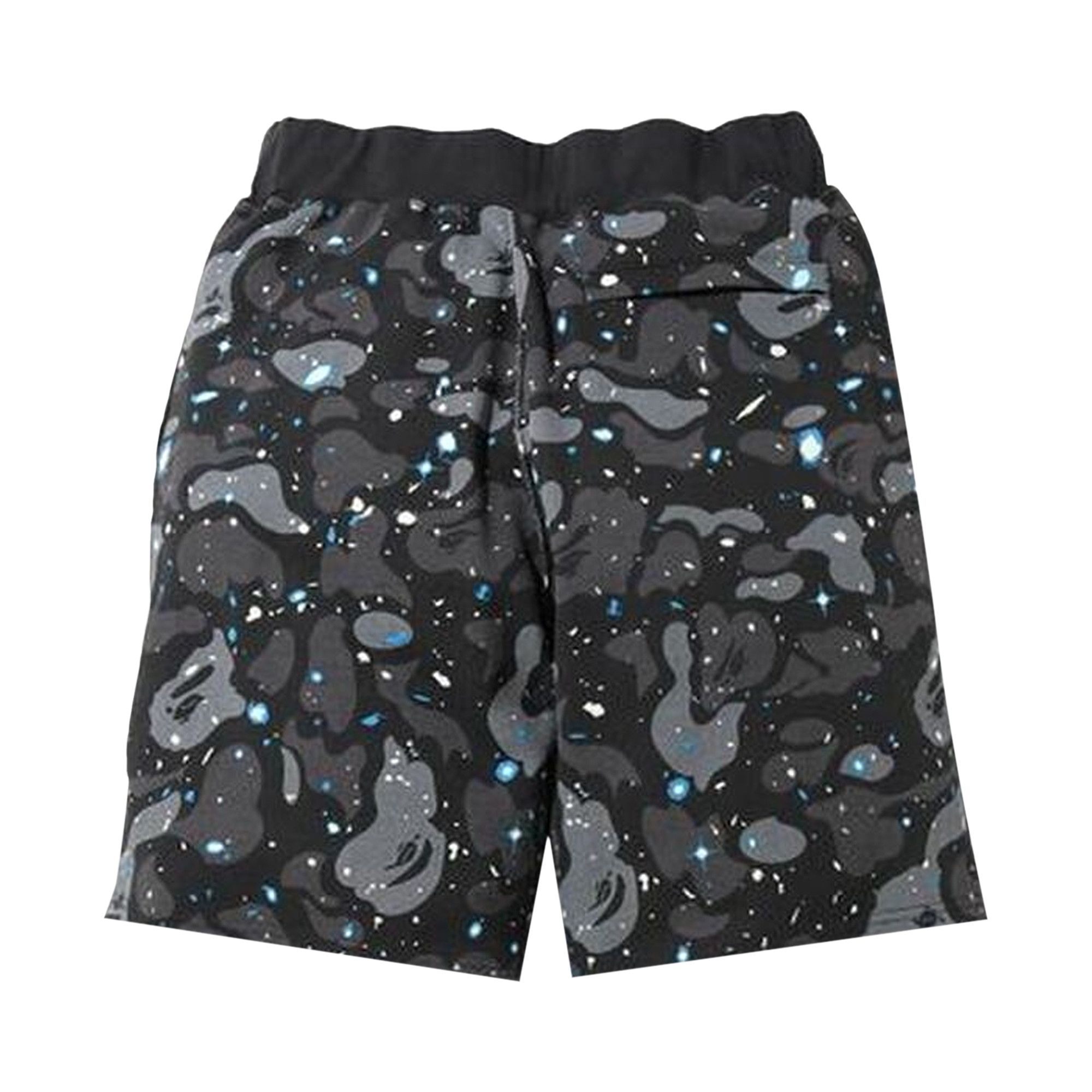 Buy BAPE Space Camo Sweat Wide Shorts Black 1G30 153 021 BLACK GOAT