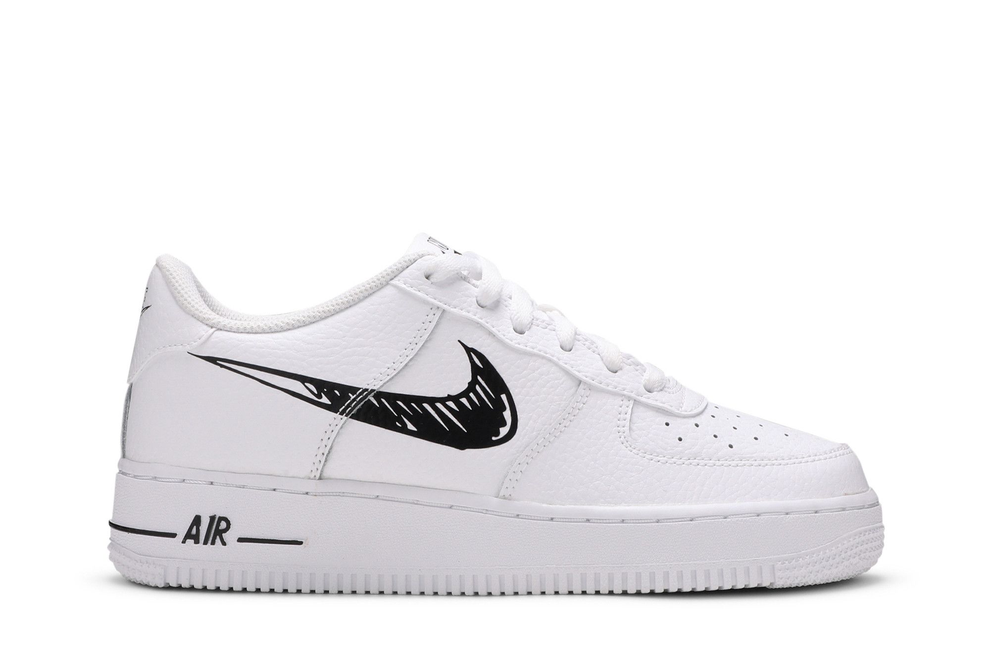 nike air force 1 scribble swoosh