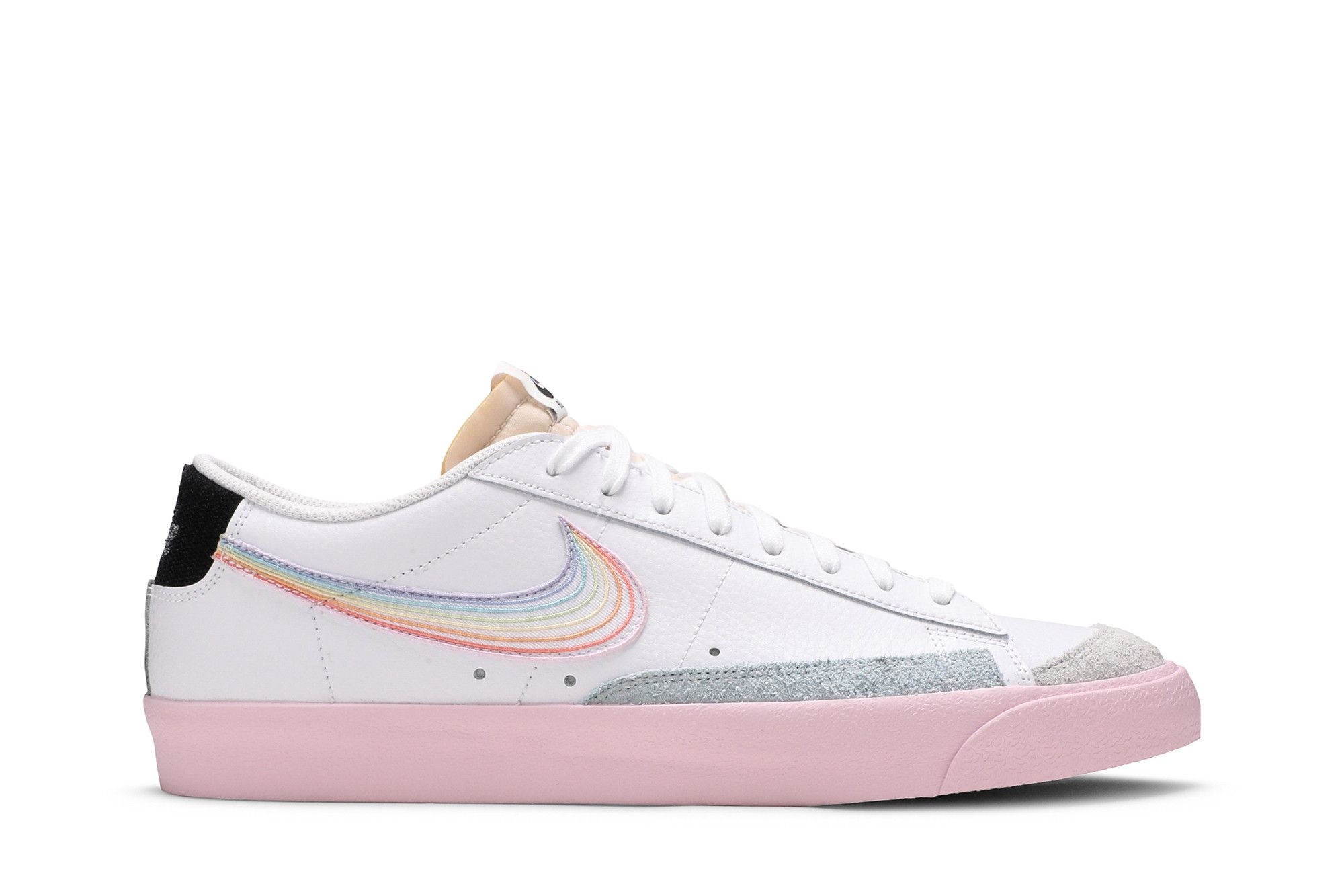 pink nike blazer low