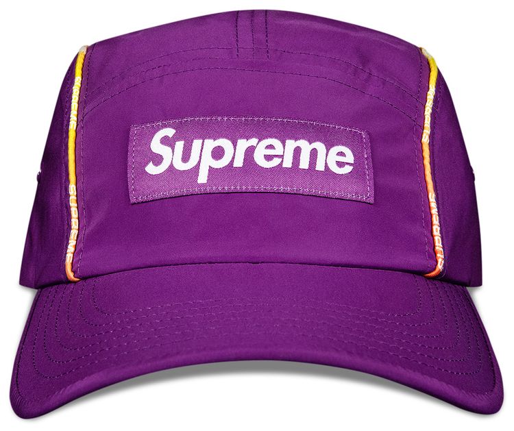 Supreme Gradient Piping Camp Cap Purple