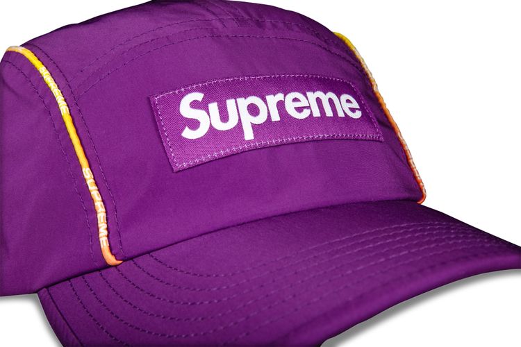Supreme Gradient Piping Camp Cap Purple
