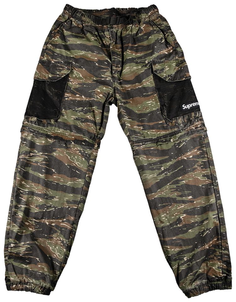 Supreme Mesh Pocket Belted Cargo Pant Tigerstripe Camo