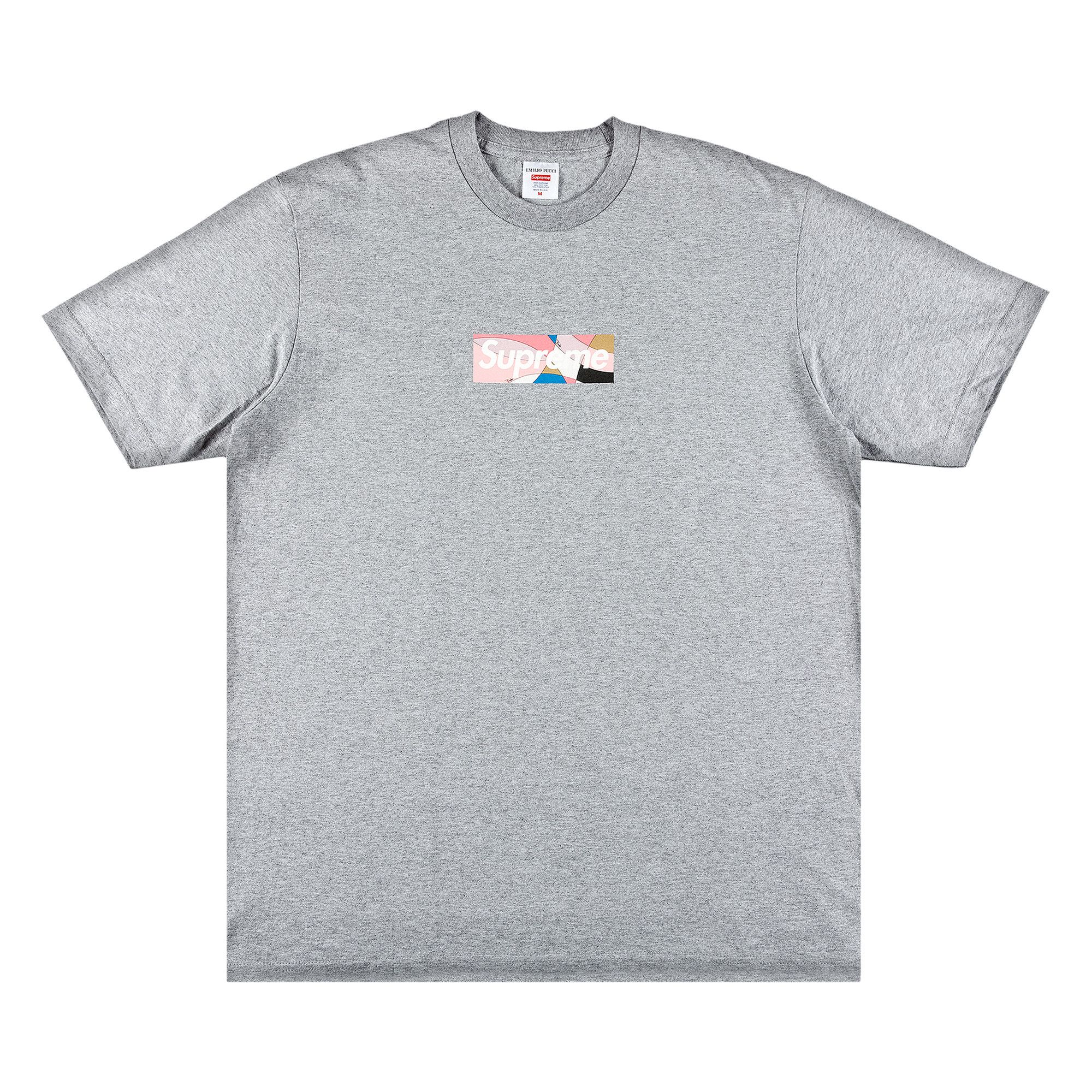 Supreme Emilio Pucci Box Logo Tee White/Black Men's - SS21 - US