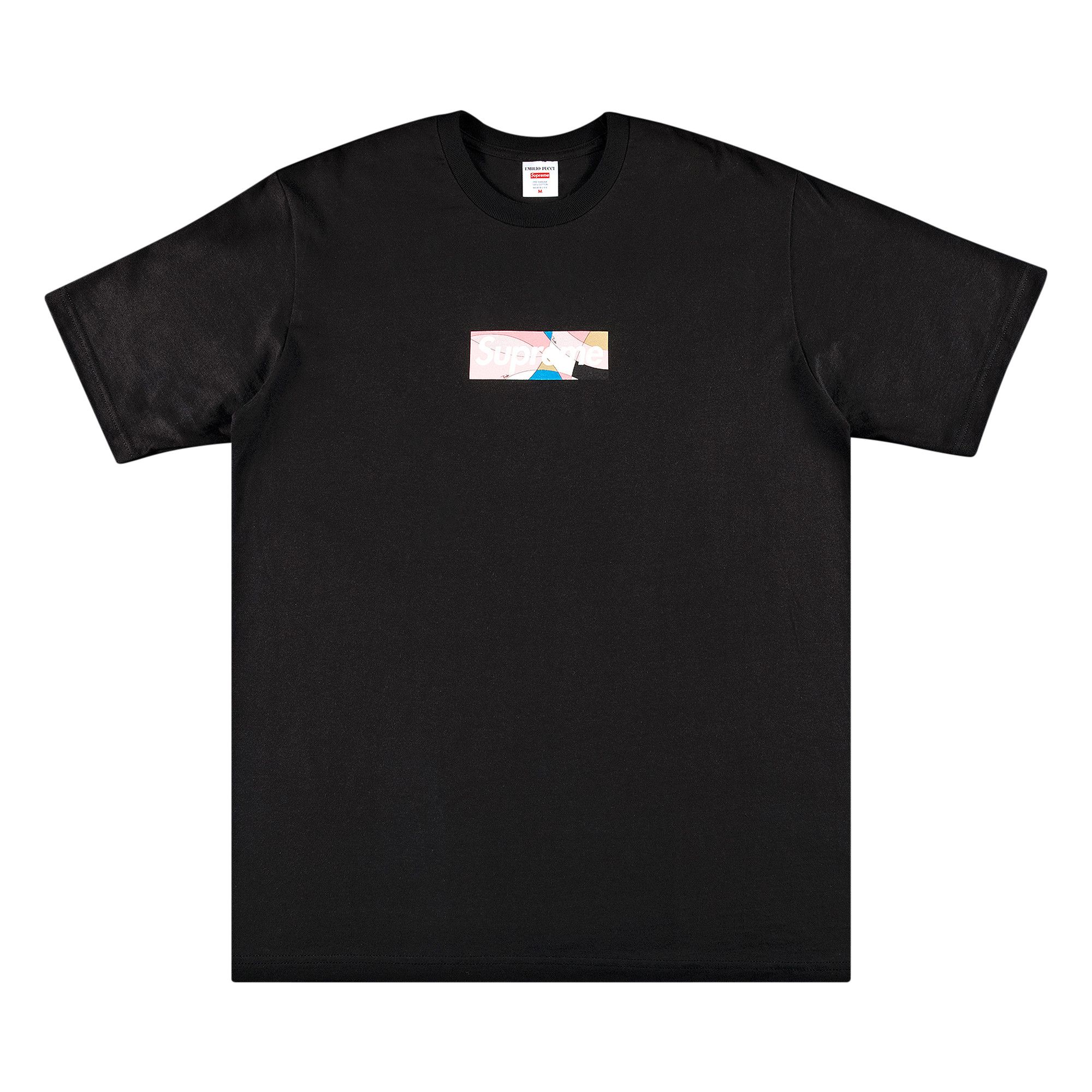 スケートボード Supreme Emilio Pucci Box Logo Tee Supreme Emilio Pucci Box Logo Tee White/Blue Men's - SS21 - US