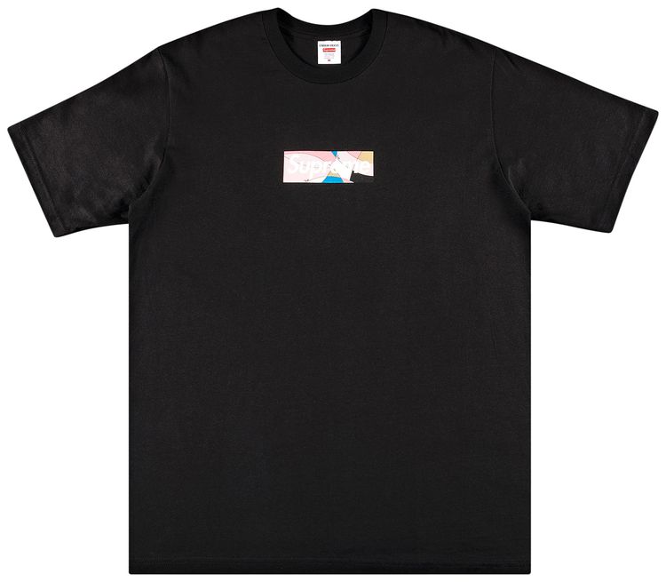 Supreme x Emilio Pucci Box Logo Tee BlackDusty Pink