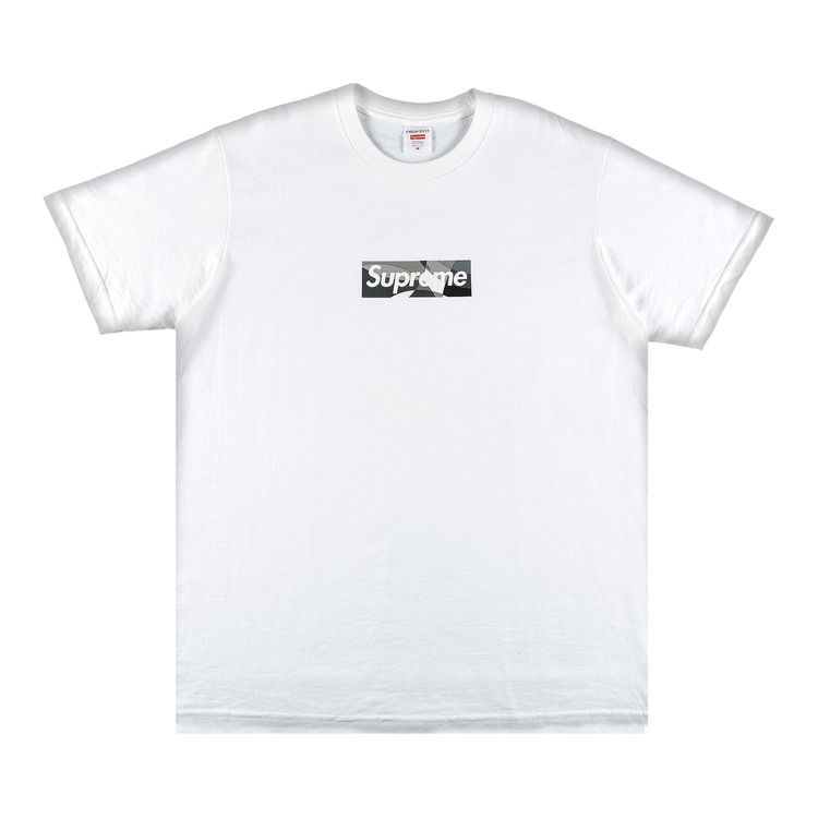 Supreme x Emilio Pucci Box Logo Tee WhiteBlack