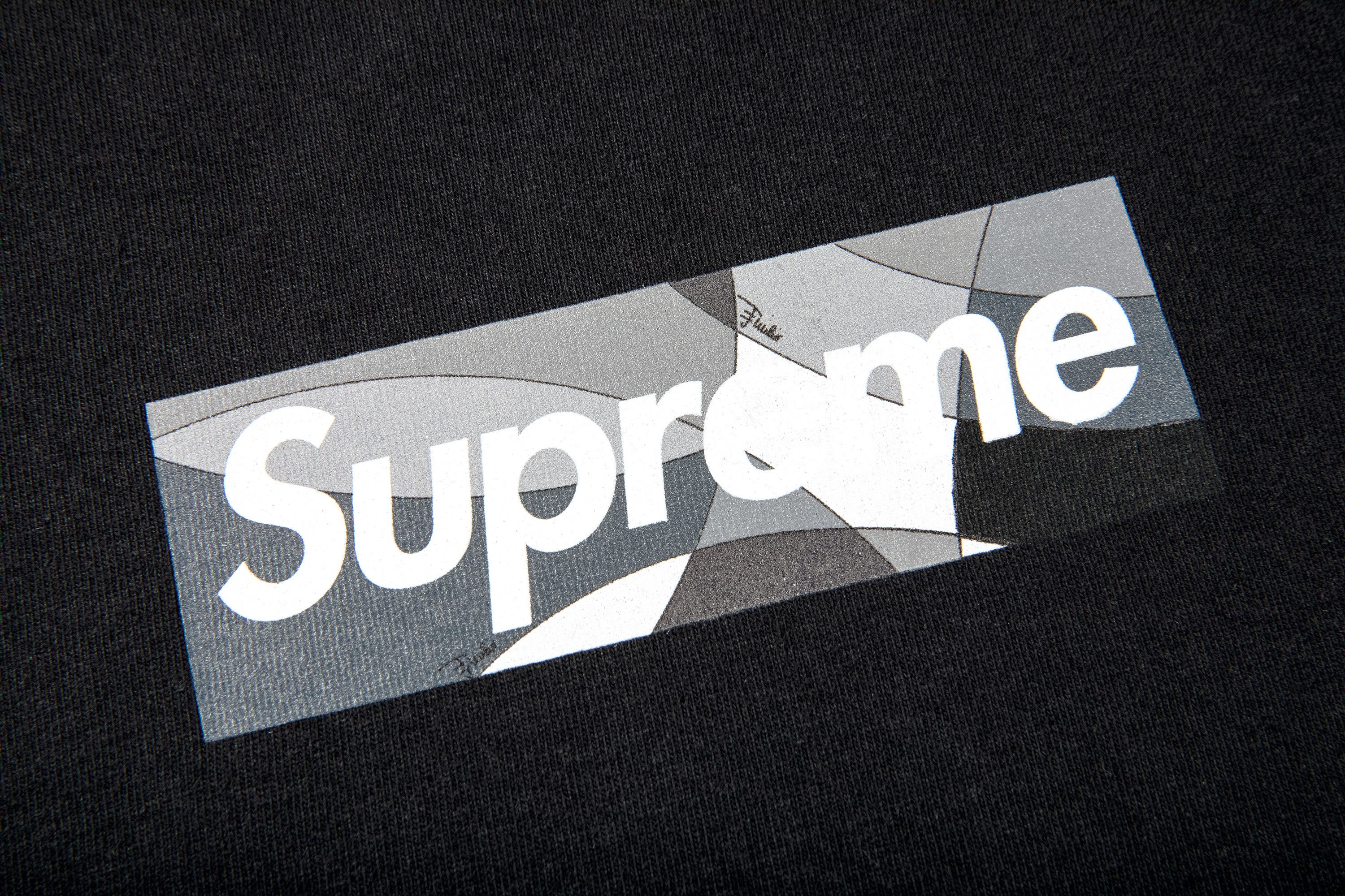 Buy Supreme x Emilio Pucci Box Logo Tee Black Black SS21T4 BLACK BLACK GOAT CA