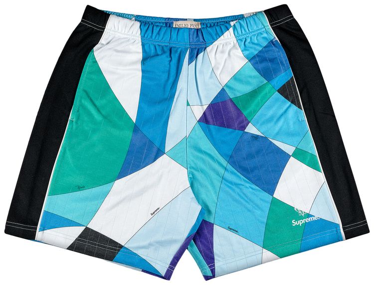 Supreme x Emilio Pucci Soccer Short Blue