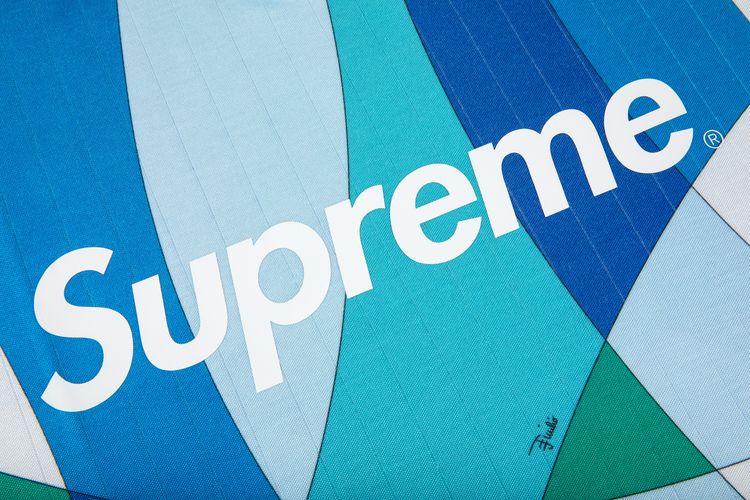 Supreme x Emilio Pucci Soccer Jersey Blue