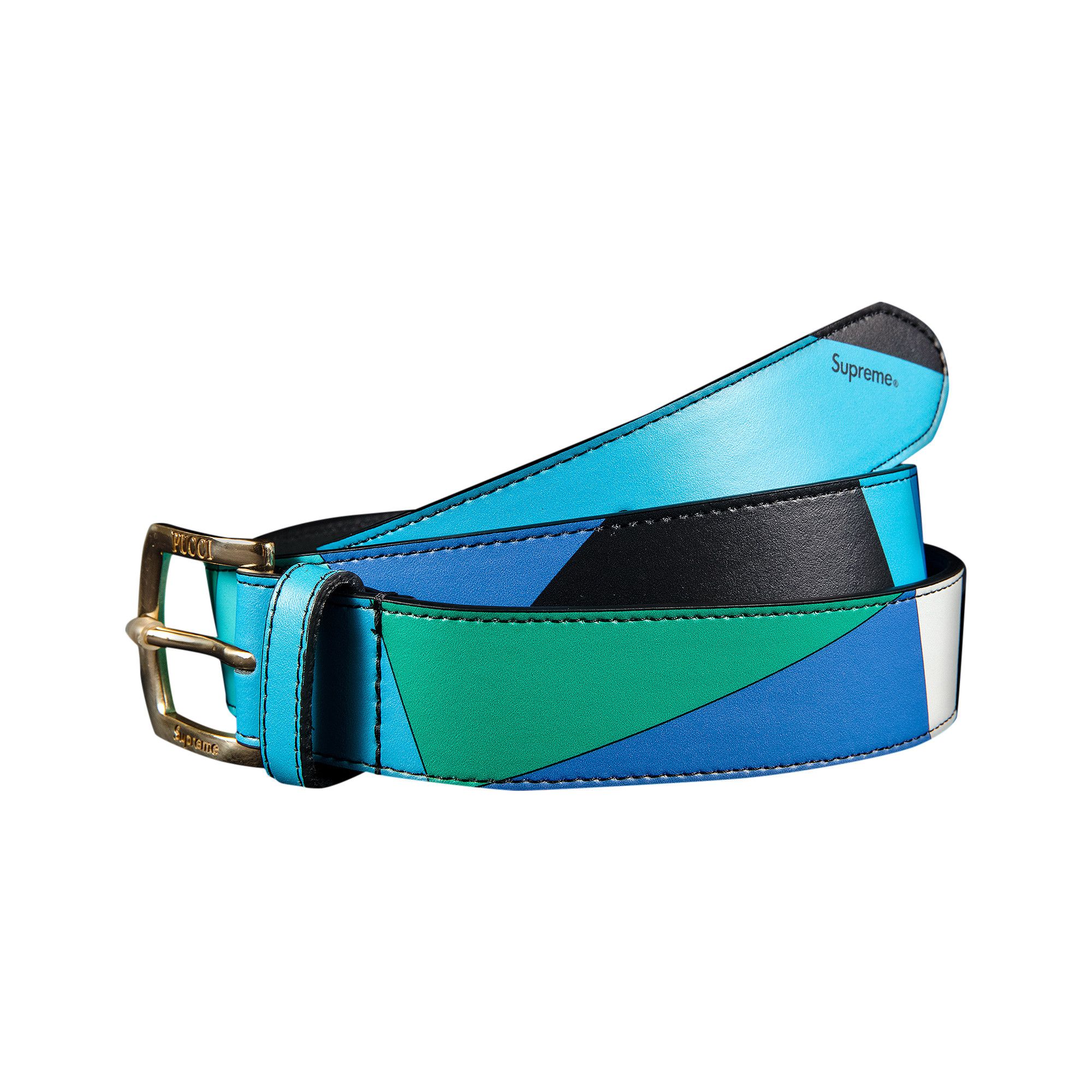 Buy Supreme x Emilio Pucci Belt Blue SS21A16 BLUE GOAT SA