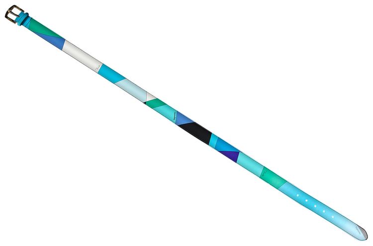 Supreme x Emilio Pucci Belt Blue