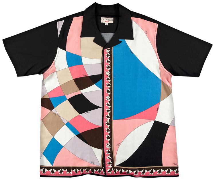 Supreme x Emilio Pucci Short Sleeve Shirt Dusty Pink