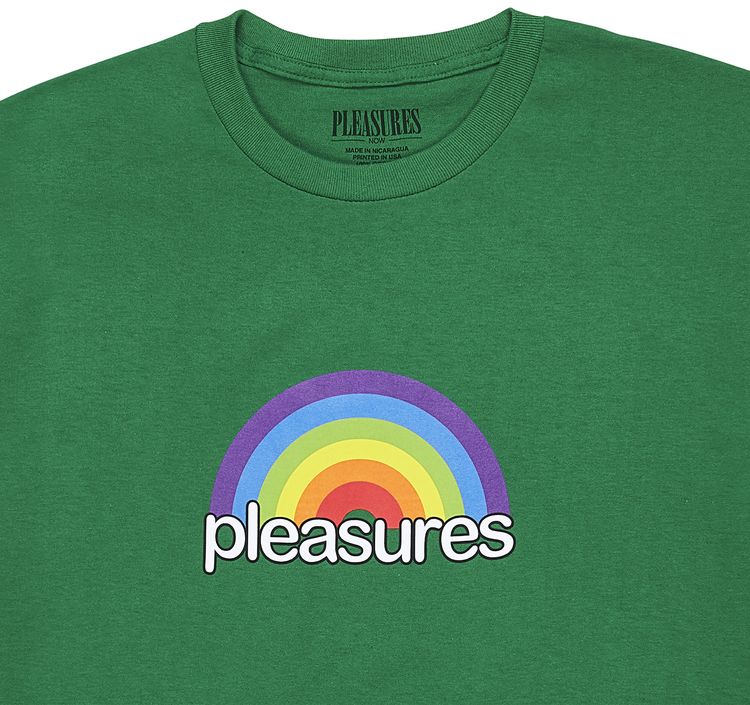 Pleasures Good Time T Shirt Kelly Green