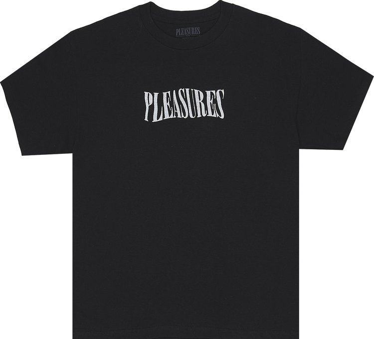 Pleasures Party Logo T Shirt Black