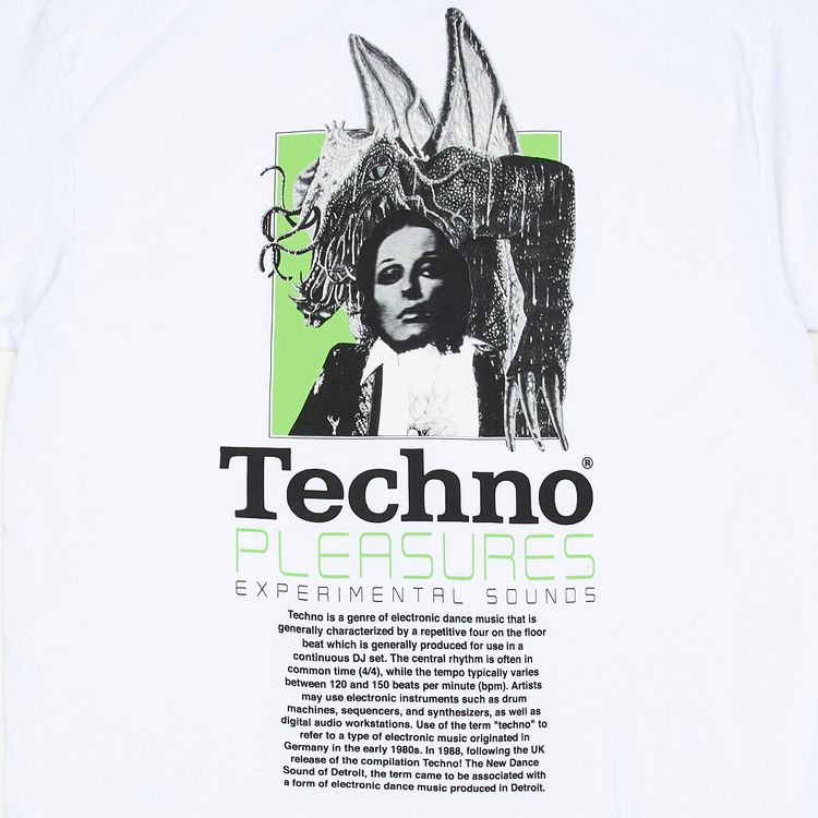 Pleasures Techno T Shirt White