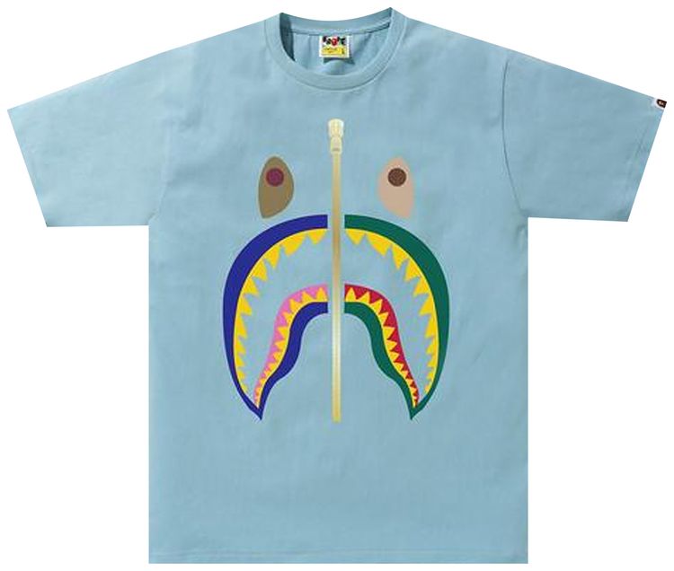 BAPE Colors Shark Tee Sax