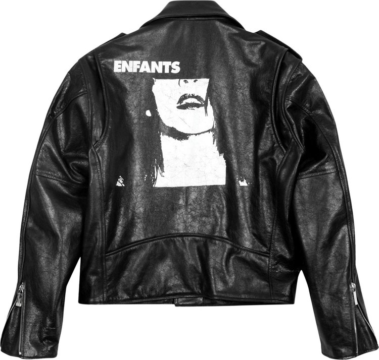 Enfants Riches Deprimes The Lydia Moto Jacket BlackWhite