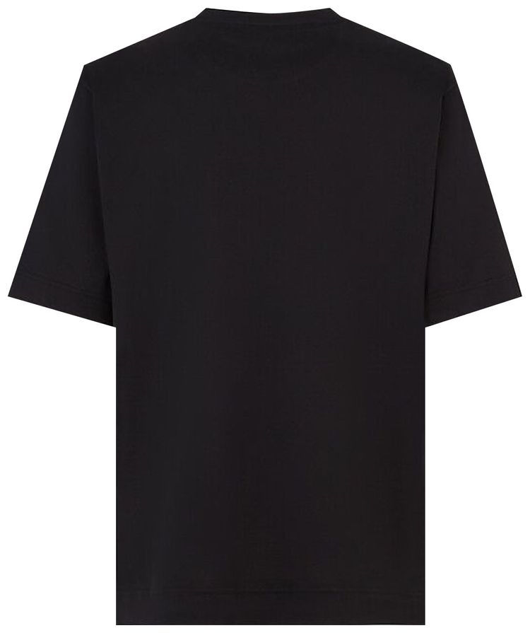 Fendi Commercial Over T Shirt With Mesh Pockets Black