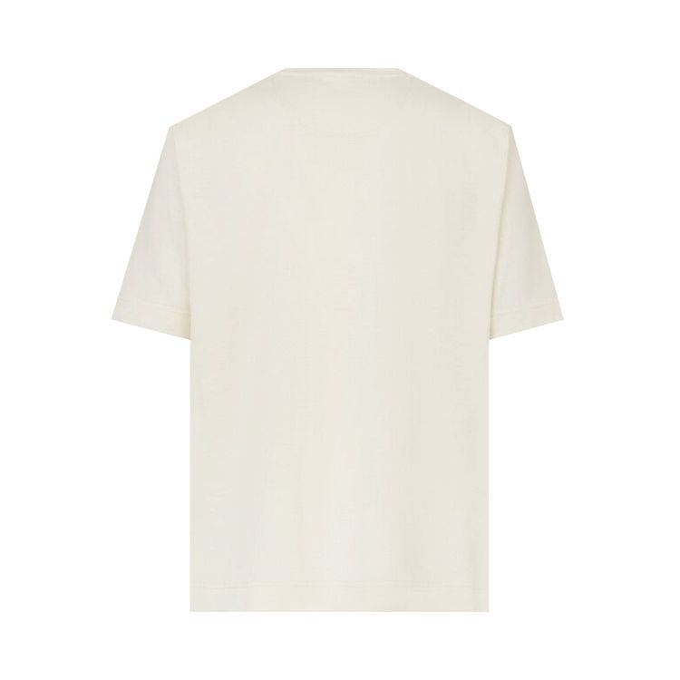 Fendi Commercial Over T Shirt With Mesh Pockets White