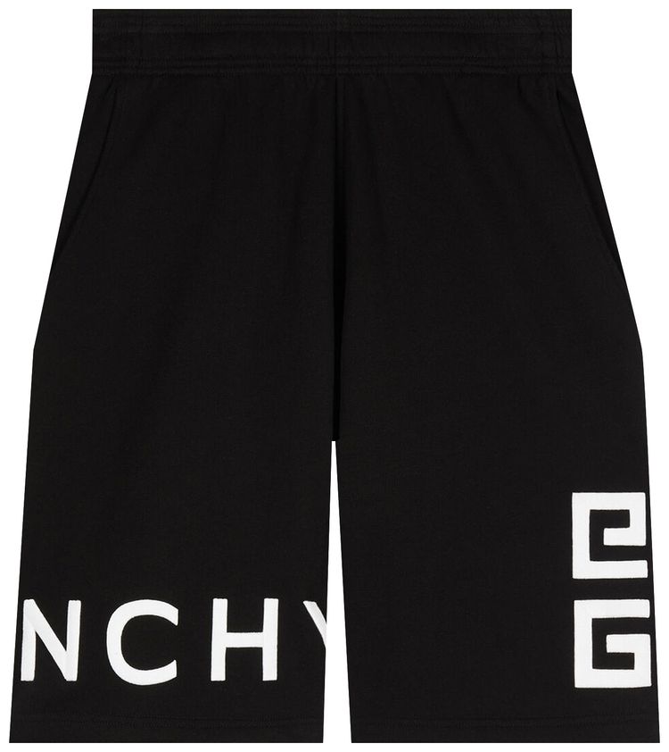 Givenchy 4G Embroidered Bermuda Black