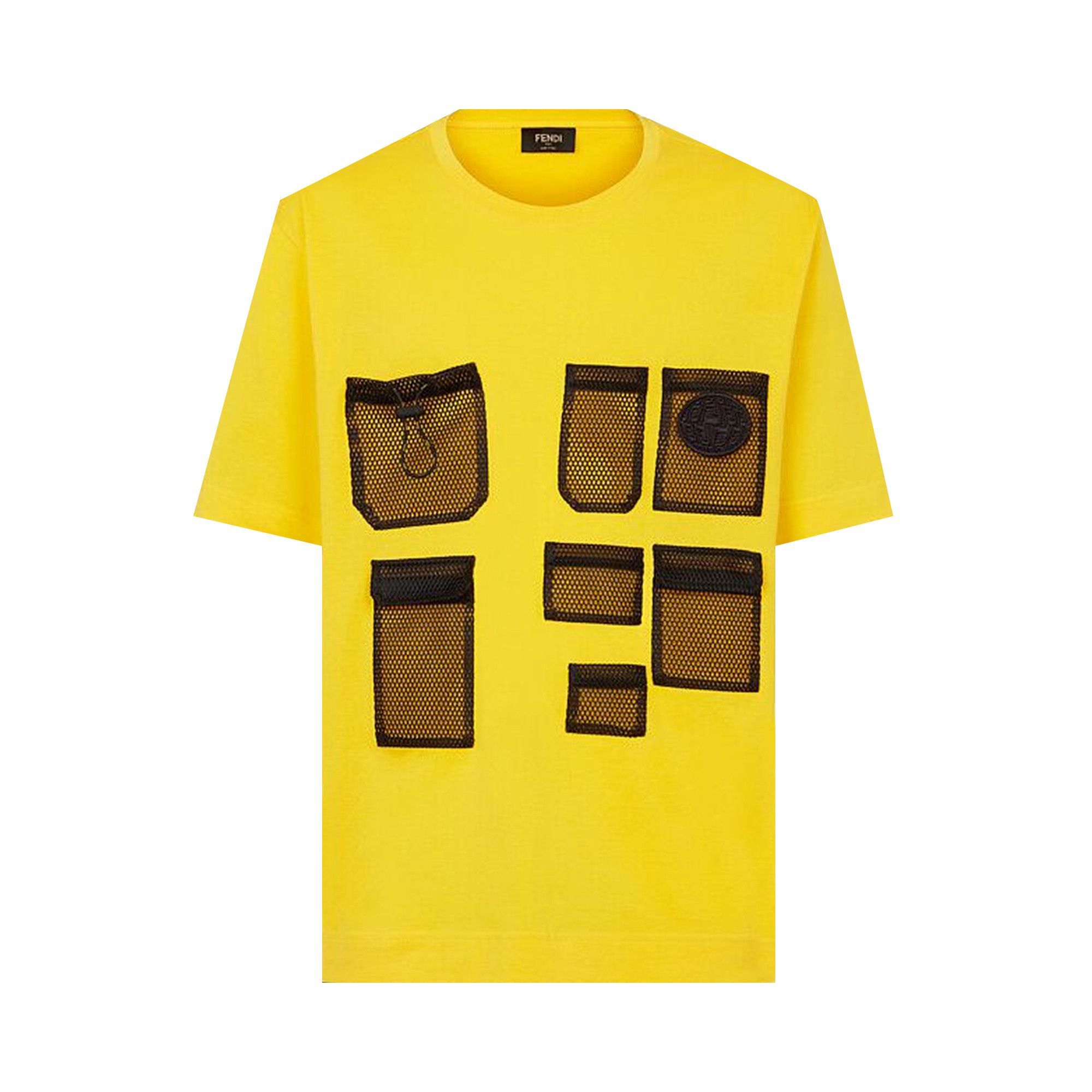 早い者勝ち！FENDI イエロー Tシャツ 10A 早い者勝ち！FENDI イエロー Tシャツ 10A 早い者勝ち！FENDI イエロー