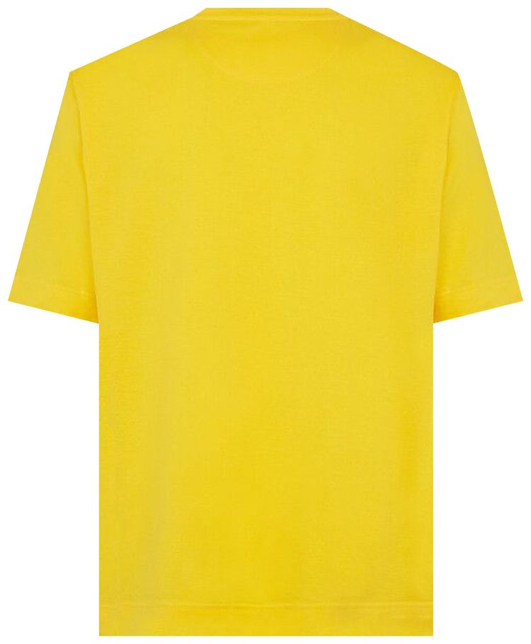 Fendi Commercial Over T Shirt With Mesh Pockets Yellow