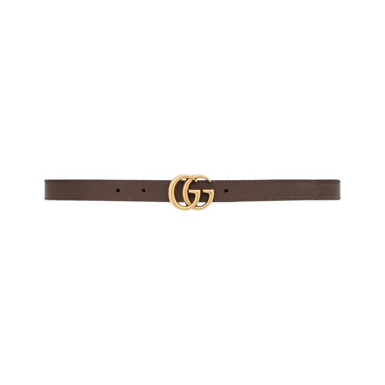 Gucci GG Marmont Reversible Thin Belt BeEboNew Acero