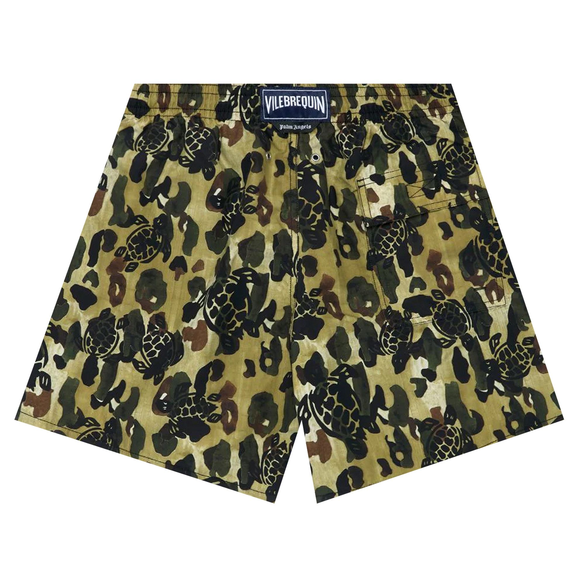 palmangels✖︎Vilebrequin スウィムウェア Buy Palm Angels x Vilebrequin Camo Swimshorts 'Green/Brown