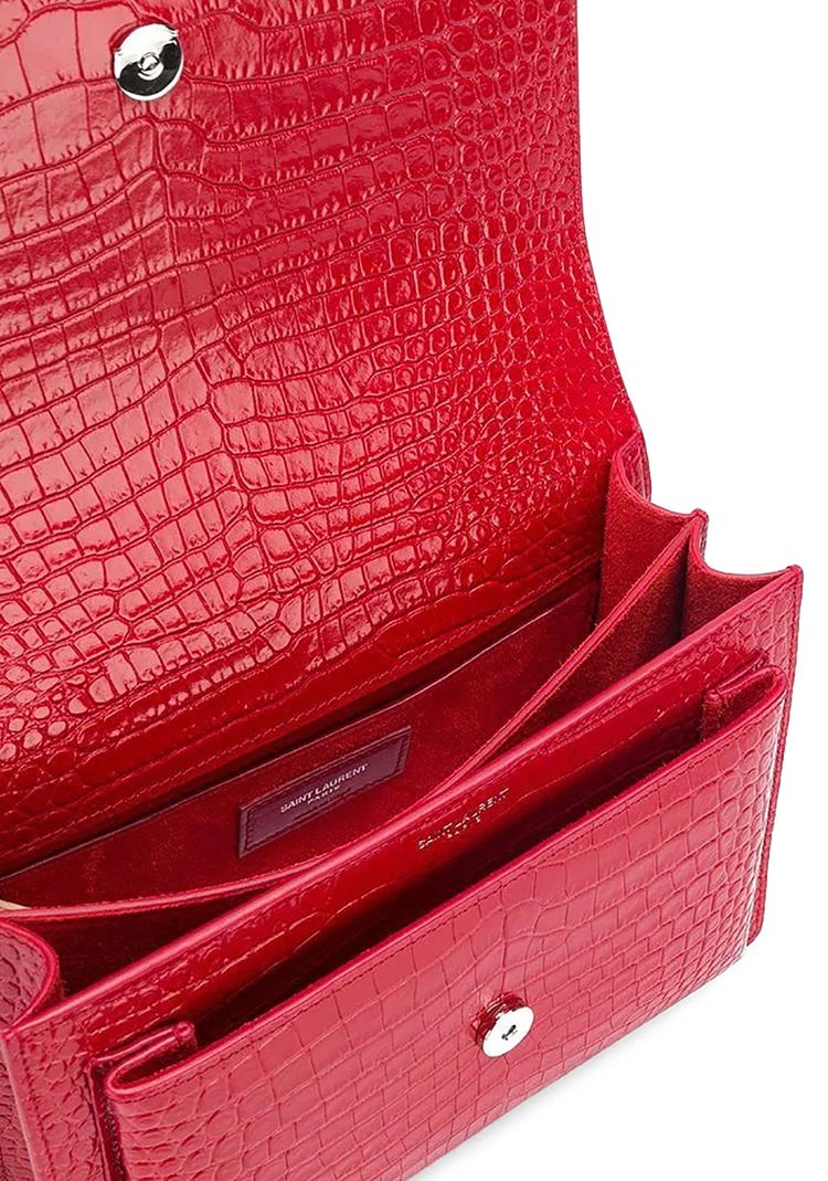 Saint Laurent Sunset Shoulder Bag Rouge