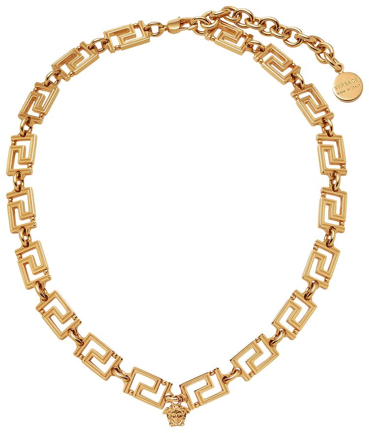 Versace Grecamania Necklace Warm Gold
