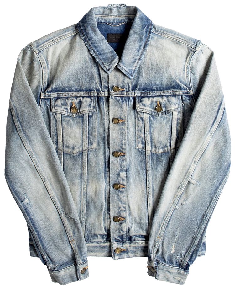 Saint Laurent Classic Denim Jacket Blue