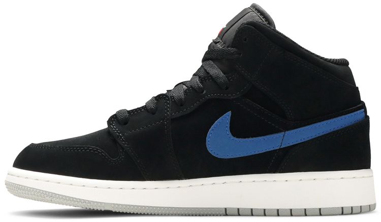 Air Jordan 1 Retro Mid GS Black University Red