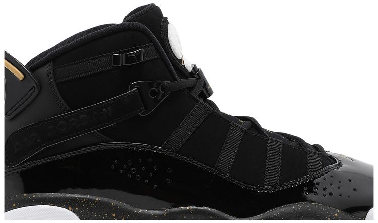 Air Jordan 6 Rings Black Metallic Gold